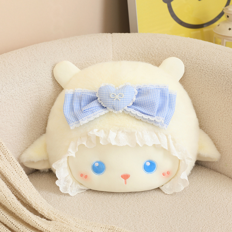 Mochila y Almohada de Oveja de Peluche de Franela para Niños image 7