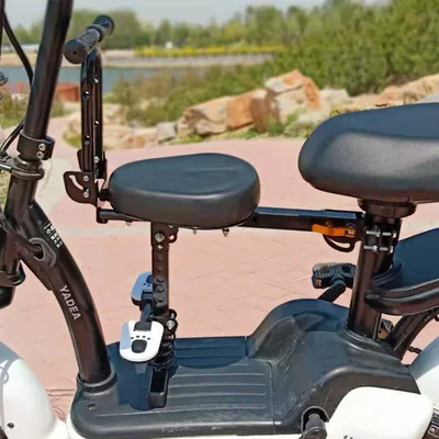 Child seat shed, Electric Scooter Battery Bike - black-armrest-footrest-other