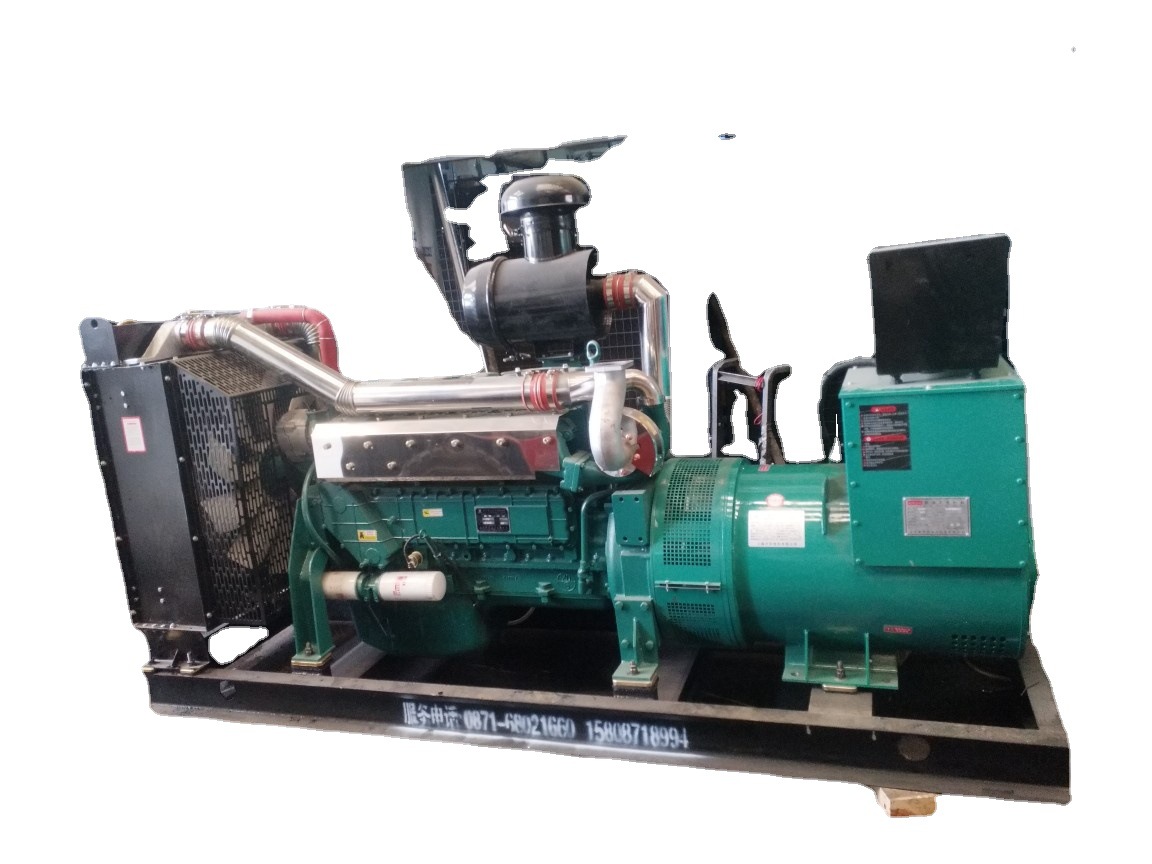 云南昆明潍坊斯太尔300KW配上海齐际有刷自启动柴油发电机组