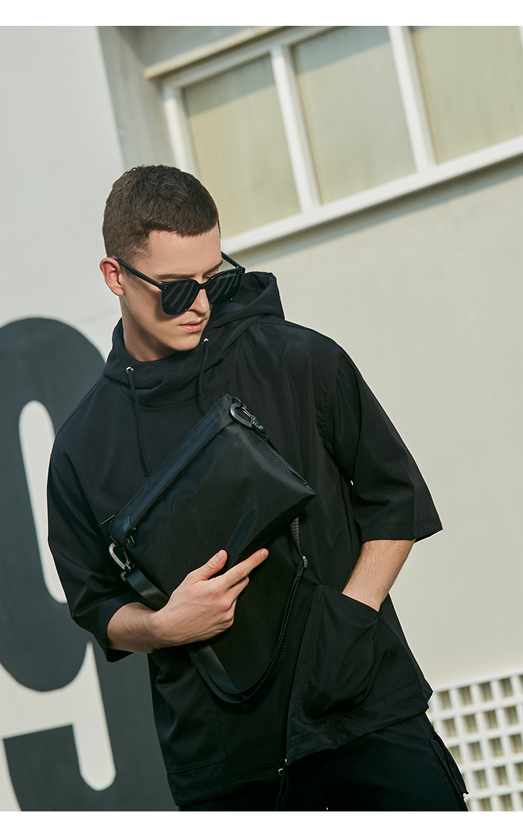 Schoudertas voor dames en heren kleine canvas messenger bag_voghion.com