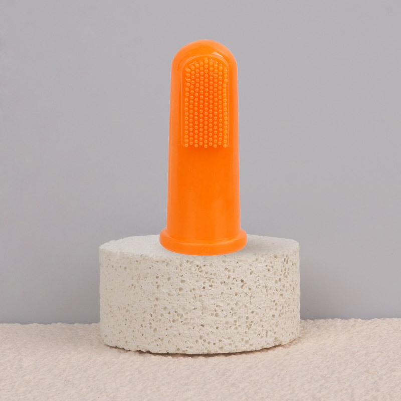 Cepillo de dientes de dedo para mascotas Cepillo de dientes de limpieza para perros Cepillo de dientes de limpieza bucal para gatos Cepillo de dientes para gatos Suministros para mascotas al por mayor