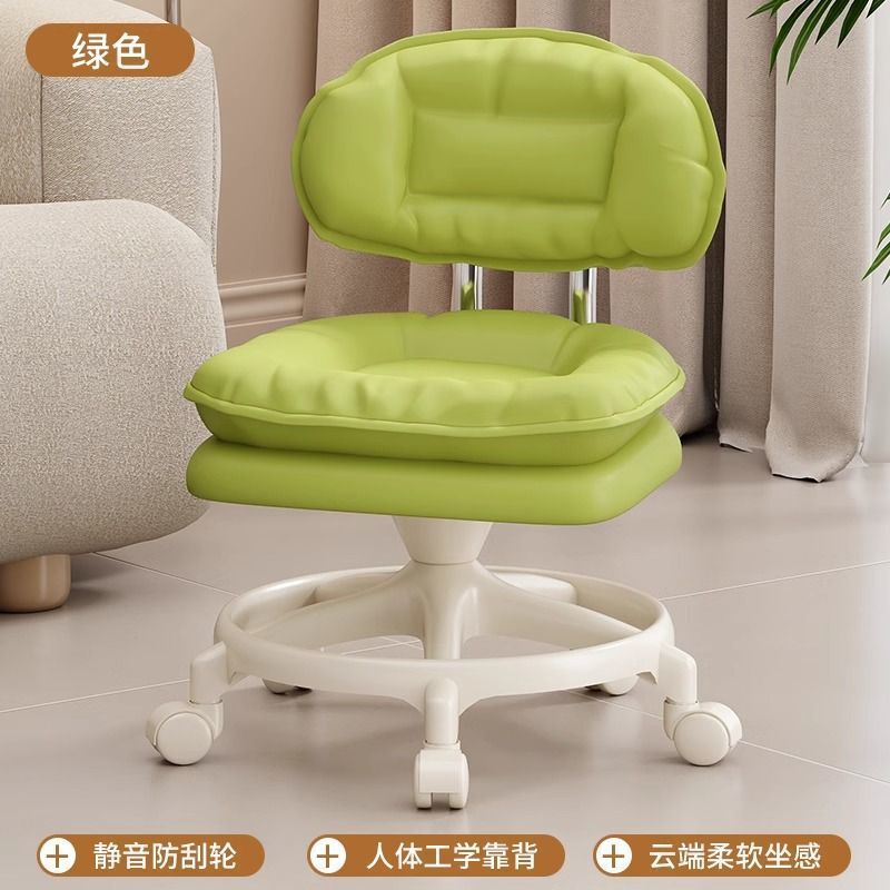 万向轮换鞋凳客厅美缝凳子小凳子静音移动小板凳家用儿童滑轮矮凳|undefined