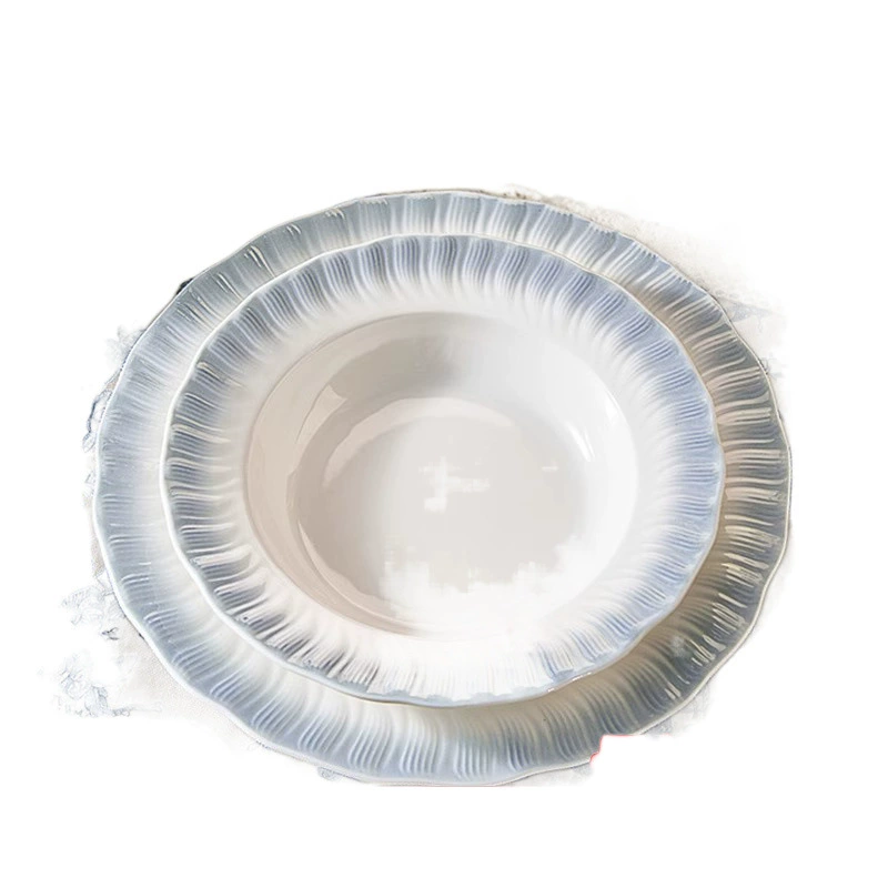 Набор французских блюд Household glaze color tableware 2024 новая посуда для нового дома высокоценные блюда и палочки