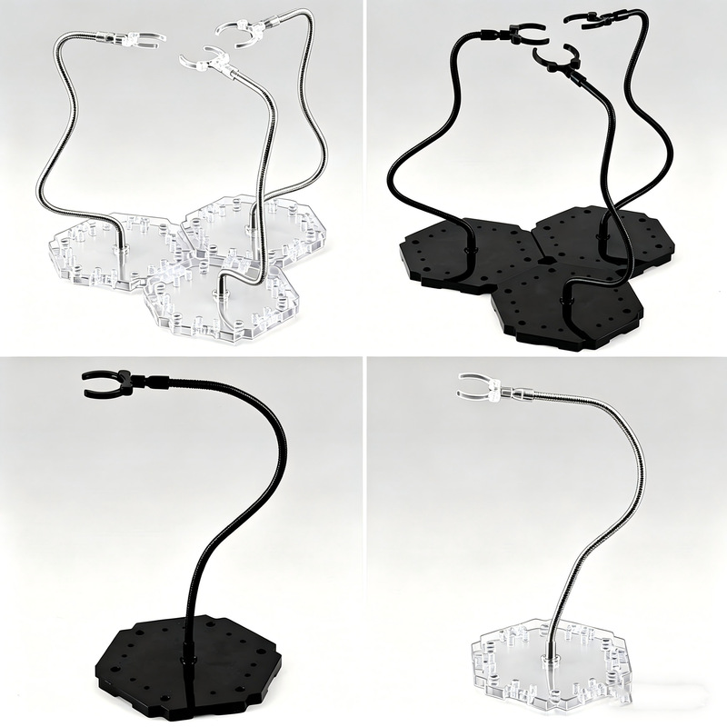 Cross-border figure anime support stand Gundam base HG snake bone stand RG model figure toy jointed figure stand Cross-border figure anime support stand Gundam base HG snake bone stand RG model figure toy jointed figure stand