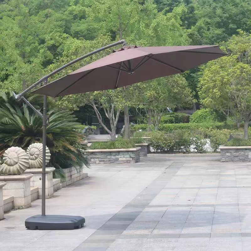 Sombrilla para exteriores, para patio, jardín, terraza, balcón, cafetería, impermeable y resistente al sol, tipo banana, venta al por mayor. image 14