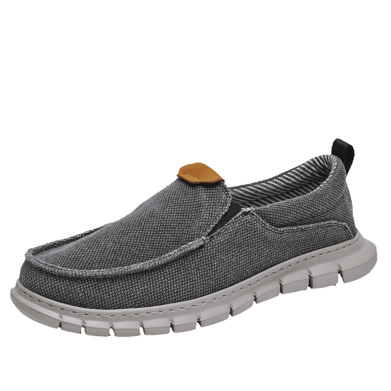 Nuevos zapatos Lefu transfronterizos, zapatos casuales, zapatos de lona para hombre, ropa de comercio exterior, pedales perezosos