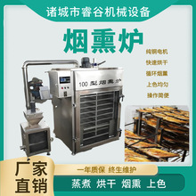 烟熏鱼机 腊肠熏煮机熏鹅烤鸭上色机 烟熏腊排骨机 烟熏鱼的做法