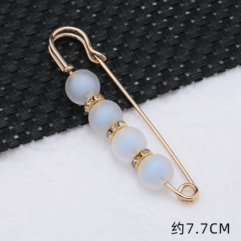 05#blue four beads 7.7cm