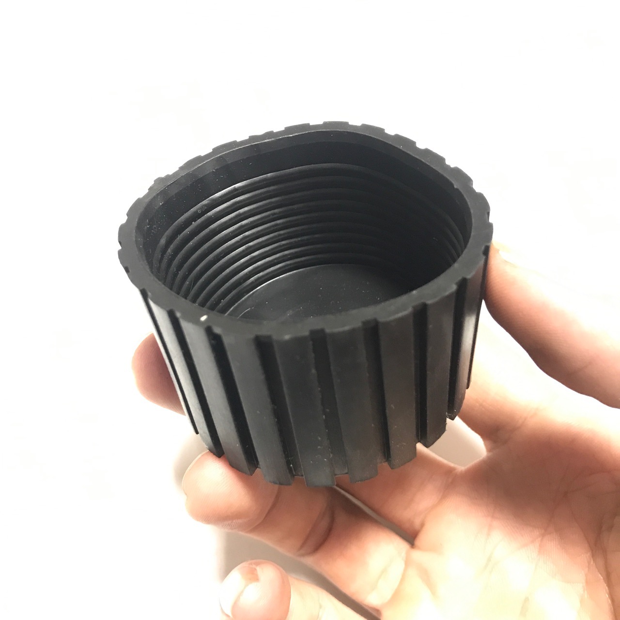 踏步机50圆管塞 健身车脚管堵头 外堵头 外管塞 圆管帽 防滑脚塞