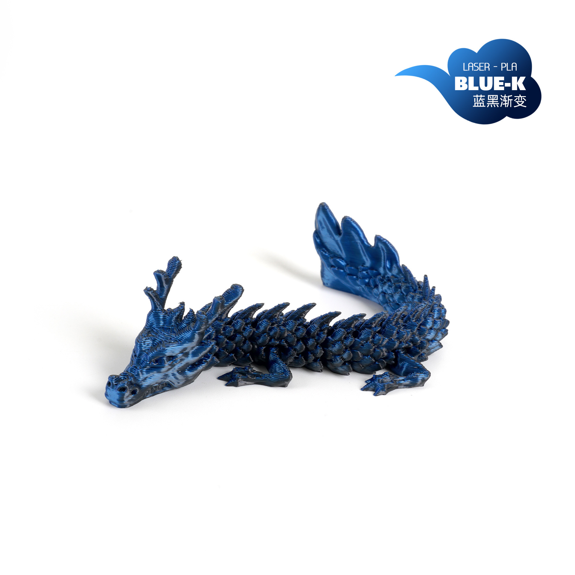 Impresión 3D China dragón adornos juguetes artesanías de huevo de dragón modelo de alas creativas fabricantes de regalos al por mayor