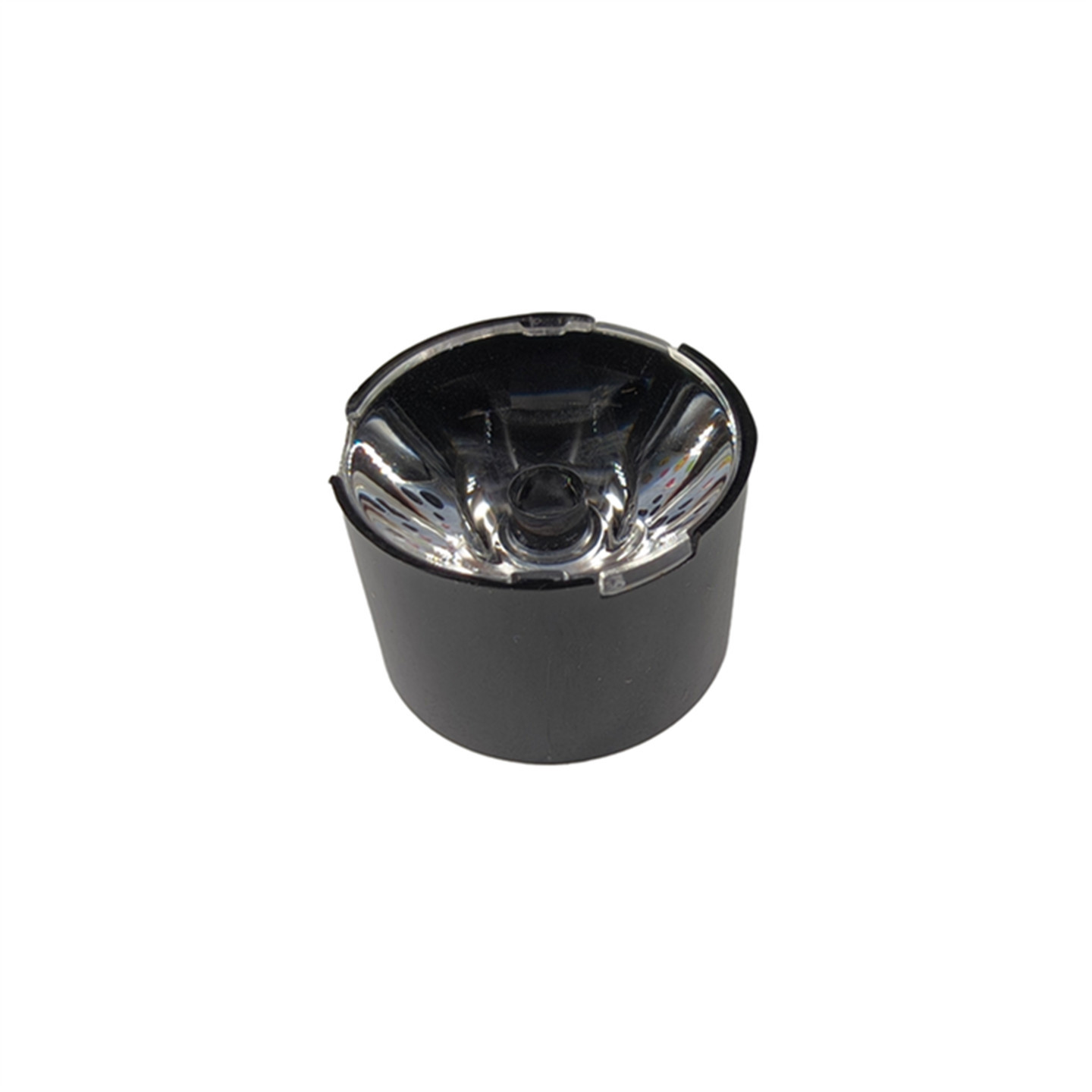 Compatible with 3030/3535 focusing LED optical lens, 21mm, 13 degrees, acrylic lighting fixture with black bracket.