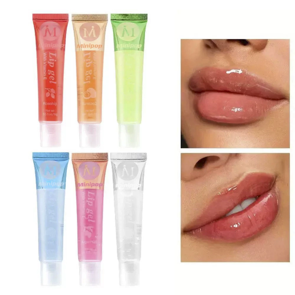 Transparent Moisturizing Lip Gloss, 18 ml, Fruit Flavor — Primer & Subtle Highlighter