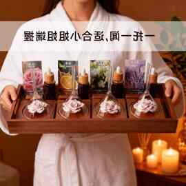 实木美容养生按摩头疗SPA嗅吸闻香器展台芳疗师精油托盘
