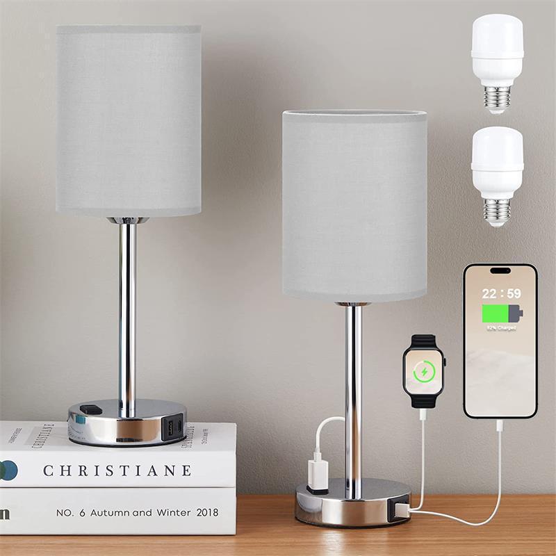 アマゾン速売通taye c usb携帯電話充電布芸電気スタンドリビングルーム寝室ライト美規タッチ調光|undefined