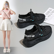 2026�ļ��¿�͸����֯ЬinsŮЬ����ЬŮ����ܲ������˶�ЬXFG23