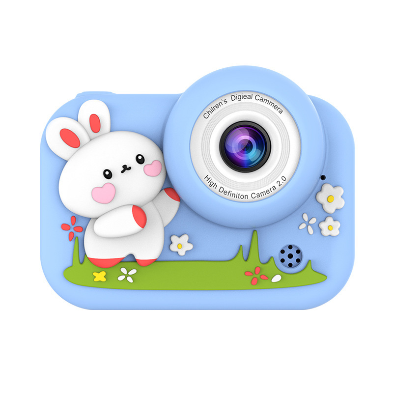 Nuevas cámaras infantiles transfronterizas pueden tomar fotos y grabar videos de silicona de alta definición cámara digital regalos de cumpleaños y navidad