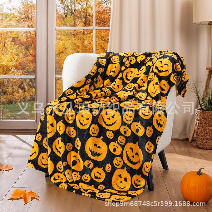 2025年アマゾンのホットなハロウィーンとクリスマスの限定ギフトブランケット工場卸売は写真で印刷できます|undefined