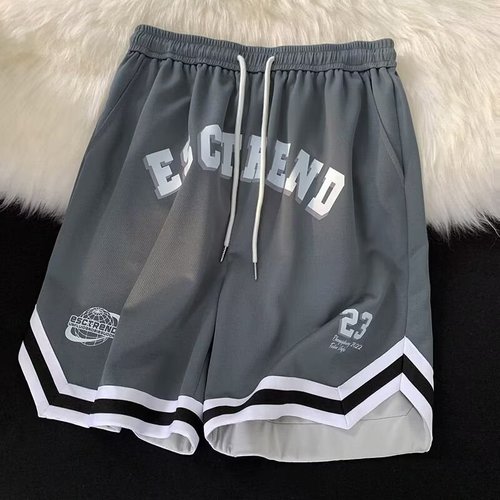 American-style sport shorts for men, summer thin version, trendy brand fashion, five-hole casual pants, Hong Kong-style niche, outerwear basketball pants