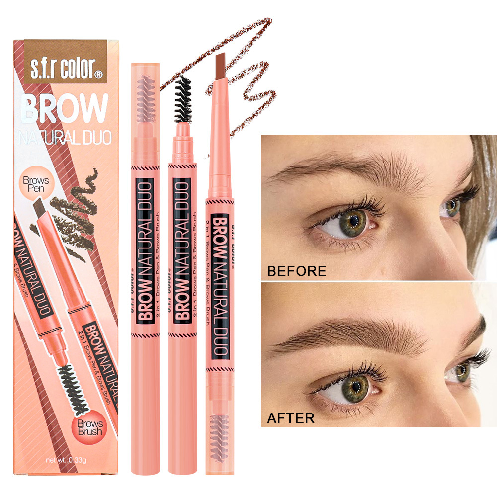s.f.r color ceja pen impermeable duradero no es fácil de desborrar cejas salvajes principiantes naturalmente no se quita el maquillaje