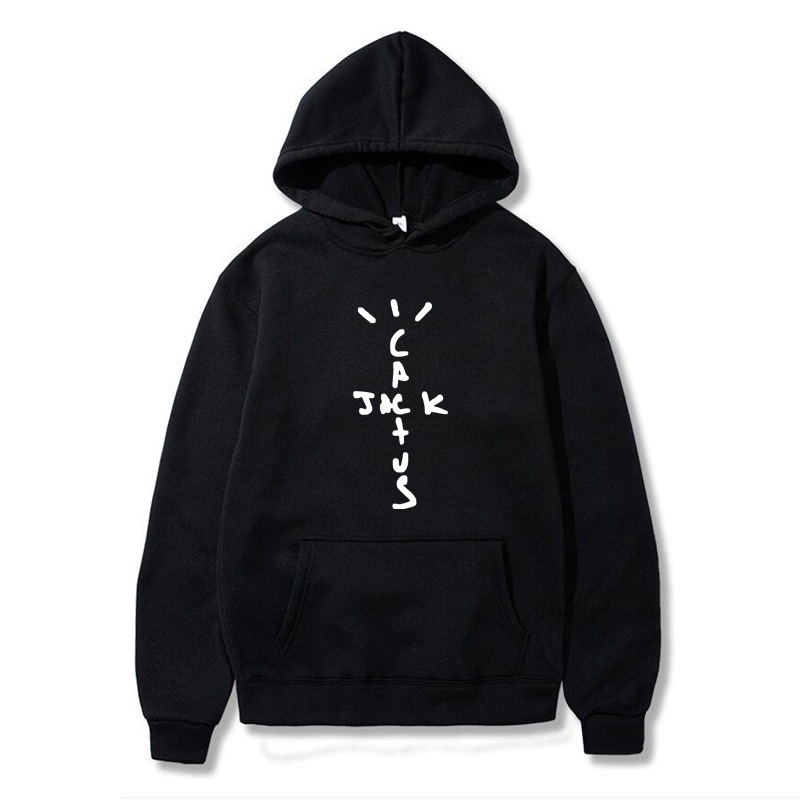 Hip Hop Plus Size Hoodie Cactus Jack Swag Print Funny Women