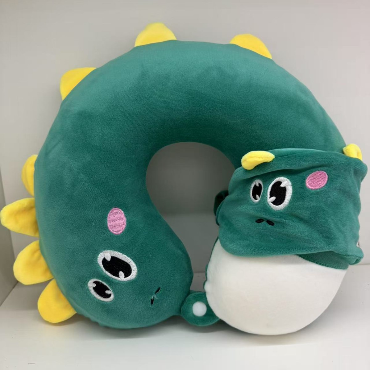 Stützendes Nackenstützkissen aus Memory-Schaum für Flugzeug, Studenten und Reisen – U-förmig_voghion.com