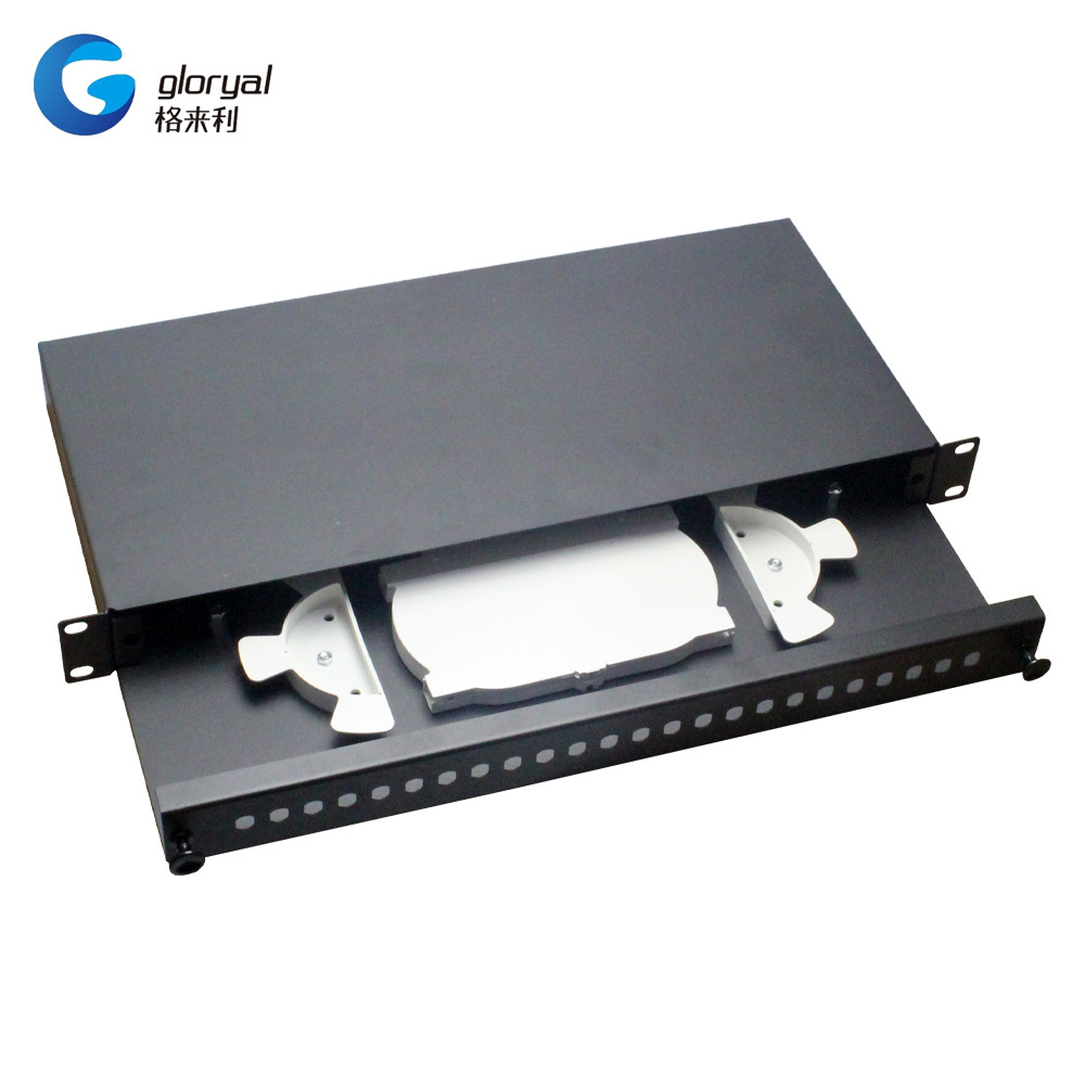 光纤24芯抽拉式光缆终端盒24口st光纤配线架