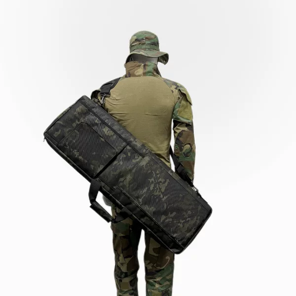 Cs Tactical Gun Bag 0.85m Black Camouflage Military Fan Bag Egg Cotton Bag 100cm Multi-Functional Satchel Fishing Gear Bag