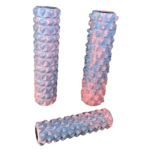 Camouflage Yoga Column Solid Foam Shaft Muscle Deep Massage Relaxation Mace Home Fitness Equipment Roller Wheel