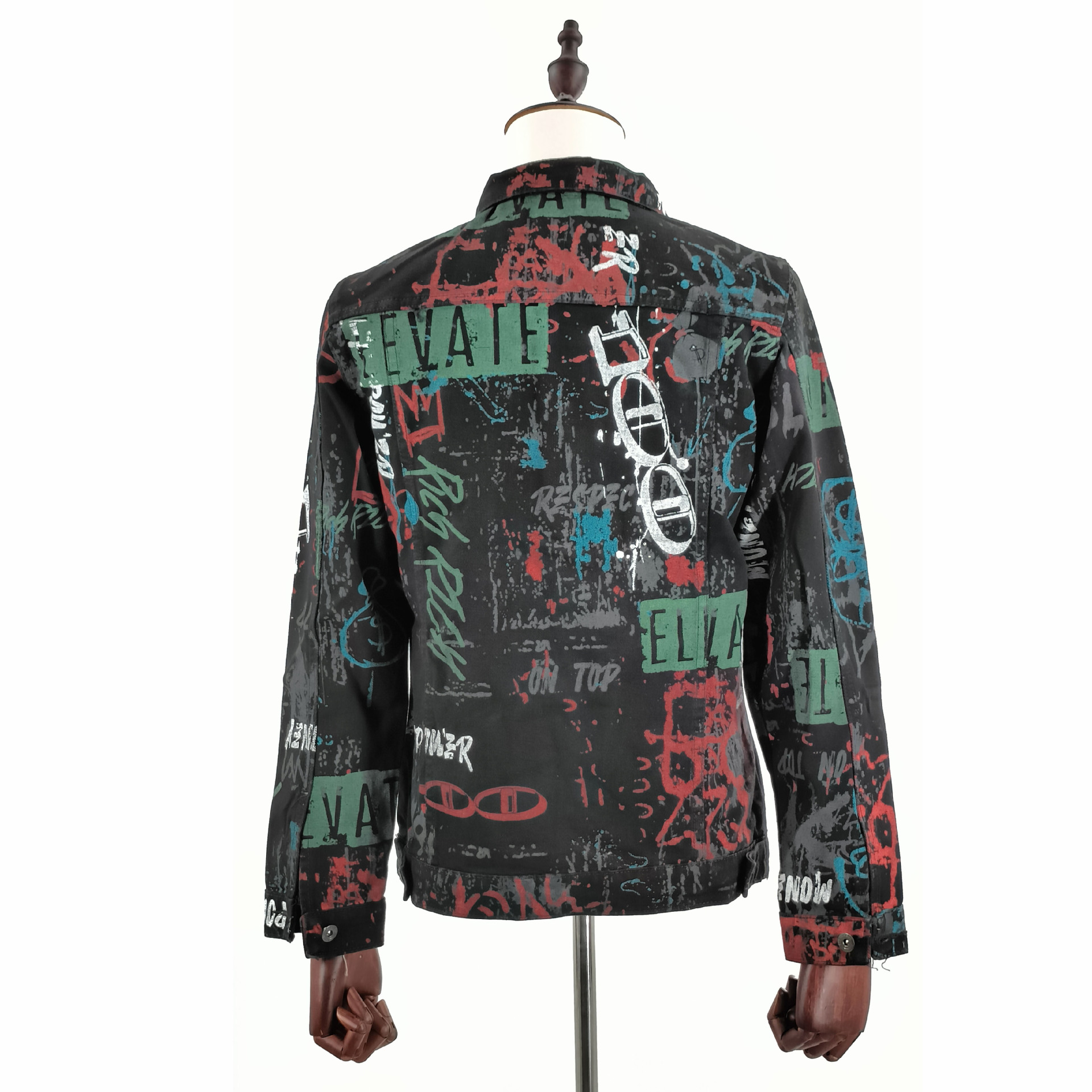 Veste en jean imprimée américaine haut de gamme pour homme de marque de mode printemps et automne 2024 nouvel article 3655_voghion.com