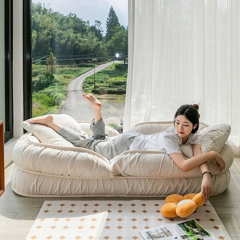 Human Dog Bed, Foldable Sofa Bed for Bedroom, Balcony, Single Tatami, Leisure Recliner, Lazy Sofa