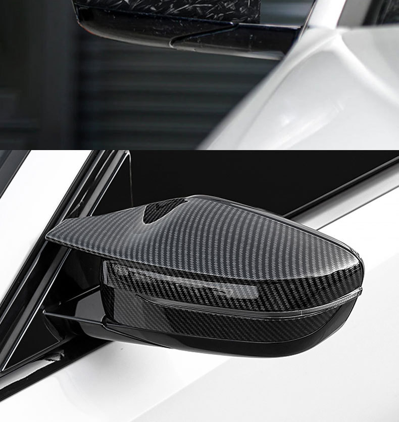 Suitable for Bmw 3 Series G20 G30, Various Replacement-Style Horn-Shaped Modified M3 M4 Left-Hand Drive Rearview Mirror Shells