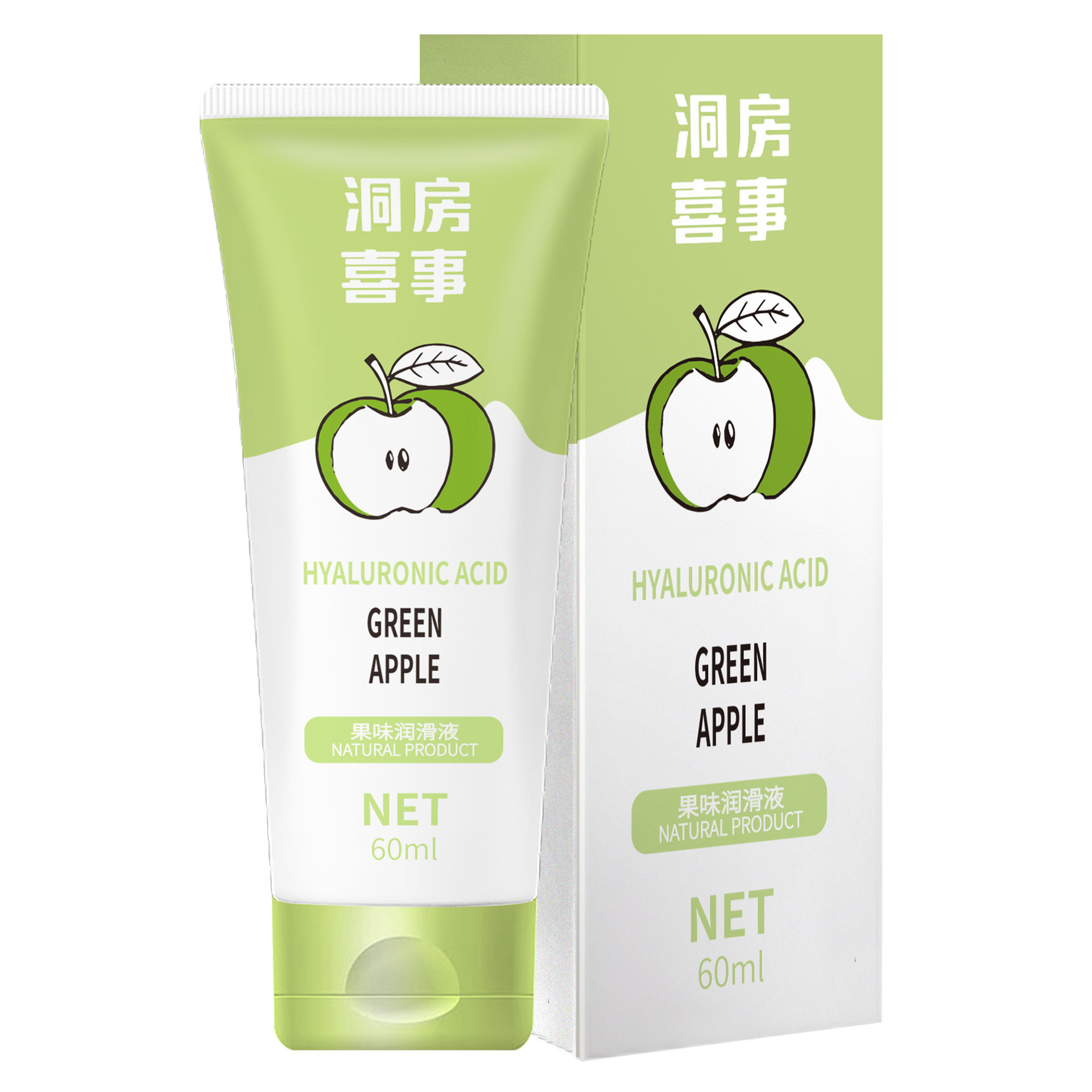 Fruit-Flavored Water-Based Personal Lubricant 60ml, Edible, No-Rinse Formula for Couples — detail image 6