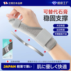 親指保護固定指カバーマウスハンド腱鞘マザーハンドリストサポート捻挫骨折指カバー鋼板調整可能