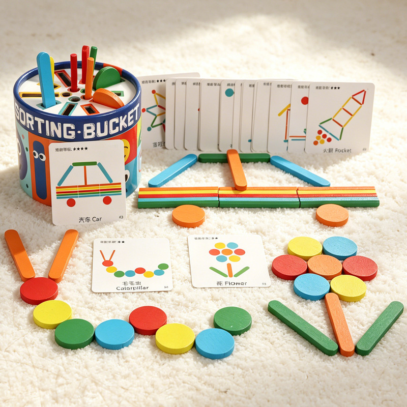 Children's Montessori Early Education Educational Toys Color Recognition Classification Matching Kindergarten Concentration Montessori Teaching Aids Children's Montessori Early Education Educational Toys Color Recognition Classification Matching Kindergarten Concentration Montessori Teaching Aids