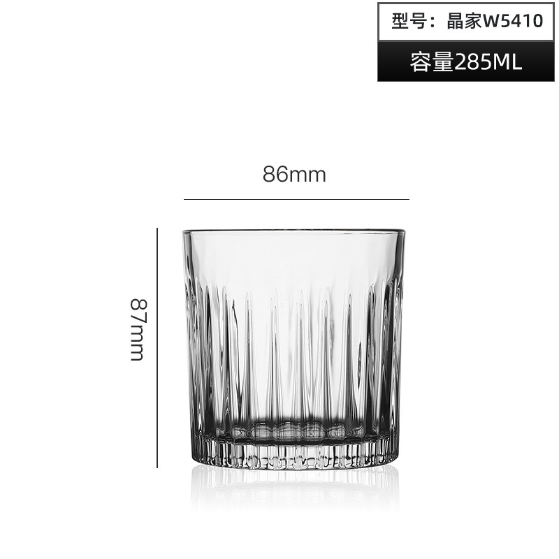 Directo de fábrica creativa tallada copa de vino clásica Copa bebida taza de cerveza engrosada logotipo impreso al por mayor