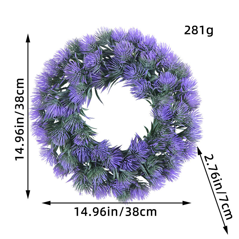 Hong Kong amor Amazon múltiples muertos rama Garland adornos de vacaciones peonía flor artificial anillo de ratán puerta colgando decoraciones de pared