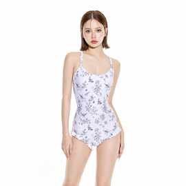 2024东大门ins风少女简约修身显瘦 泰国连体游泳衣女泳装swimsuit