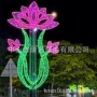 马路造型中国结路灯杆彩灯
