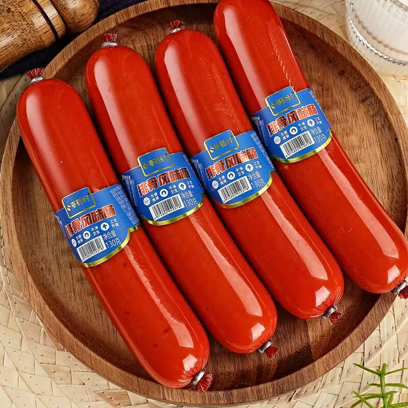 Fenghexuan ребра со вкусом колбасы 130 г копченая вареная колбаса