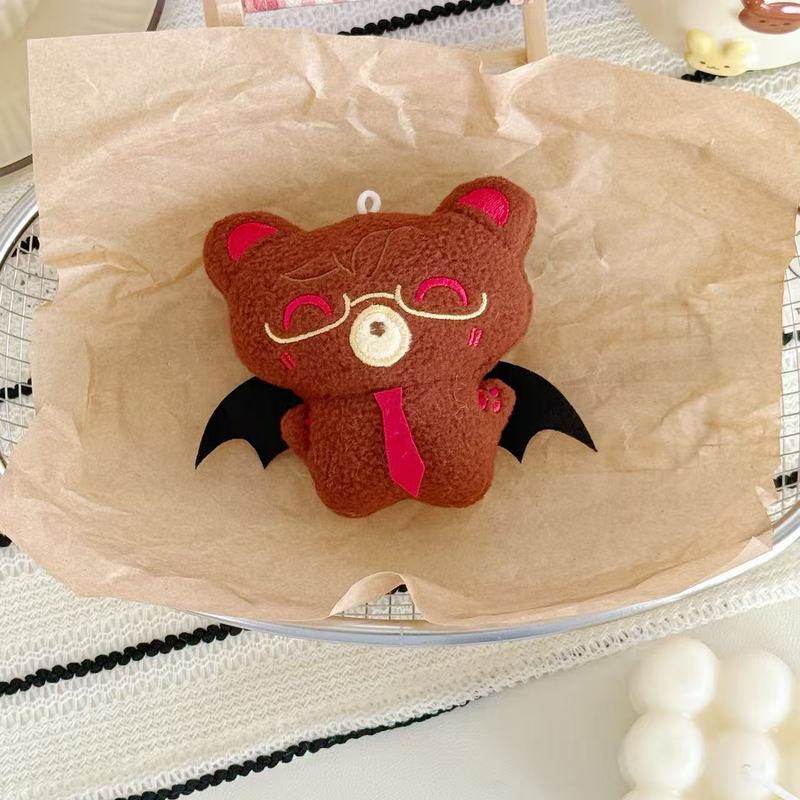 吱吱叫万圣节搞怪蝙蝠小恶魔挂件吸血鬼小幽灵玩偶包包挂件钥匙扣|undefined
