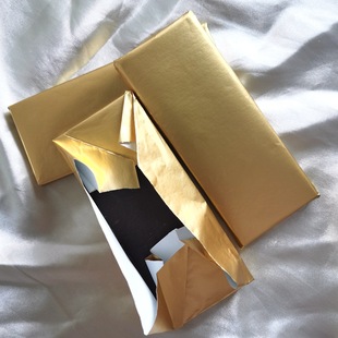 500 sheets of golden aluminum foil paper aluminum foil back paper large pieces of chocolate brown sugar brown sugar packaging 25x28cm