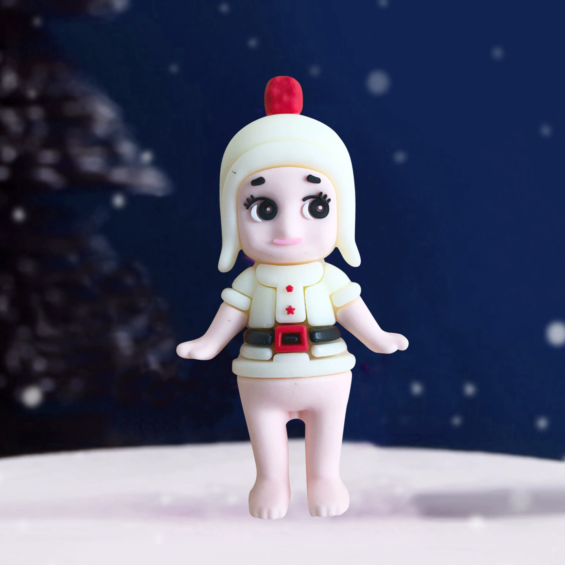 Украшение кクロ-border Рождество мягким клеем, подарок Santa Snowman elk ornaments festive dessert dress