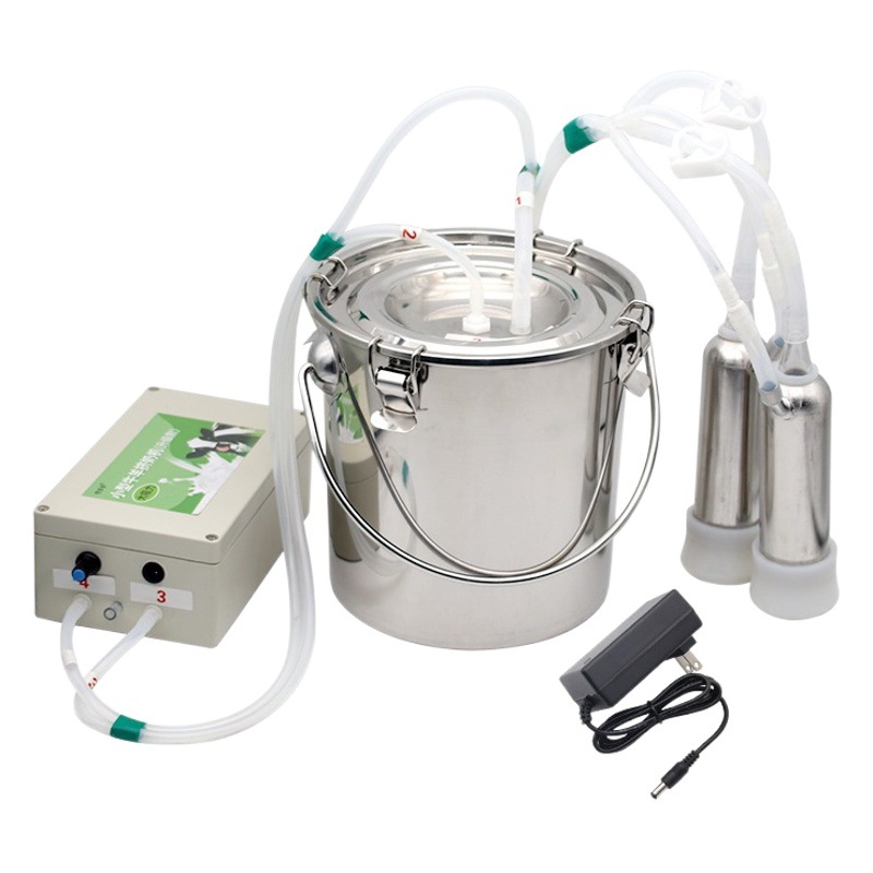 Máquina de ordeño multiusos Muduo para vacas, máquina de ordeño para ovejas, pequeña máquina de ordeño por pulsación recargable para ganado vacuno y ovino.