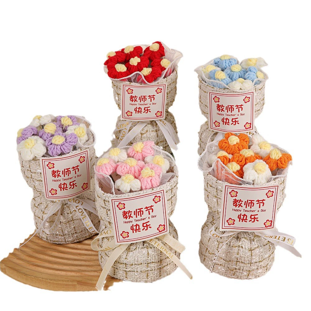 Подарочный букет ко Дню учителя Маленький подарок плюшевый цветок Книги Hand Hand Ceremony подарок Подарок Ceremonial Creative Поддельный цветок Оптовая продажа