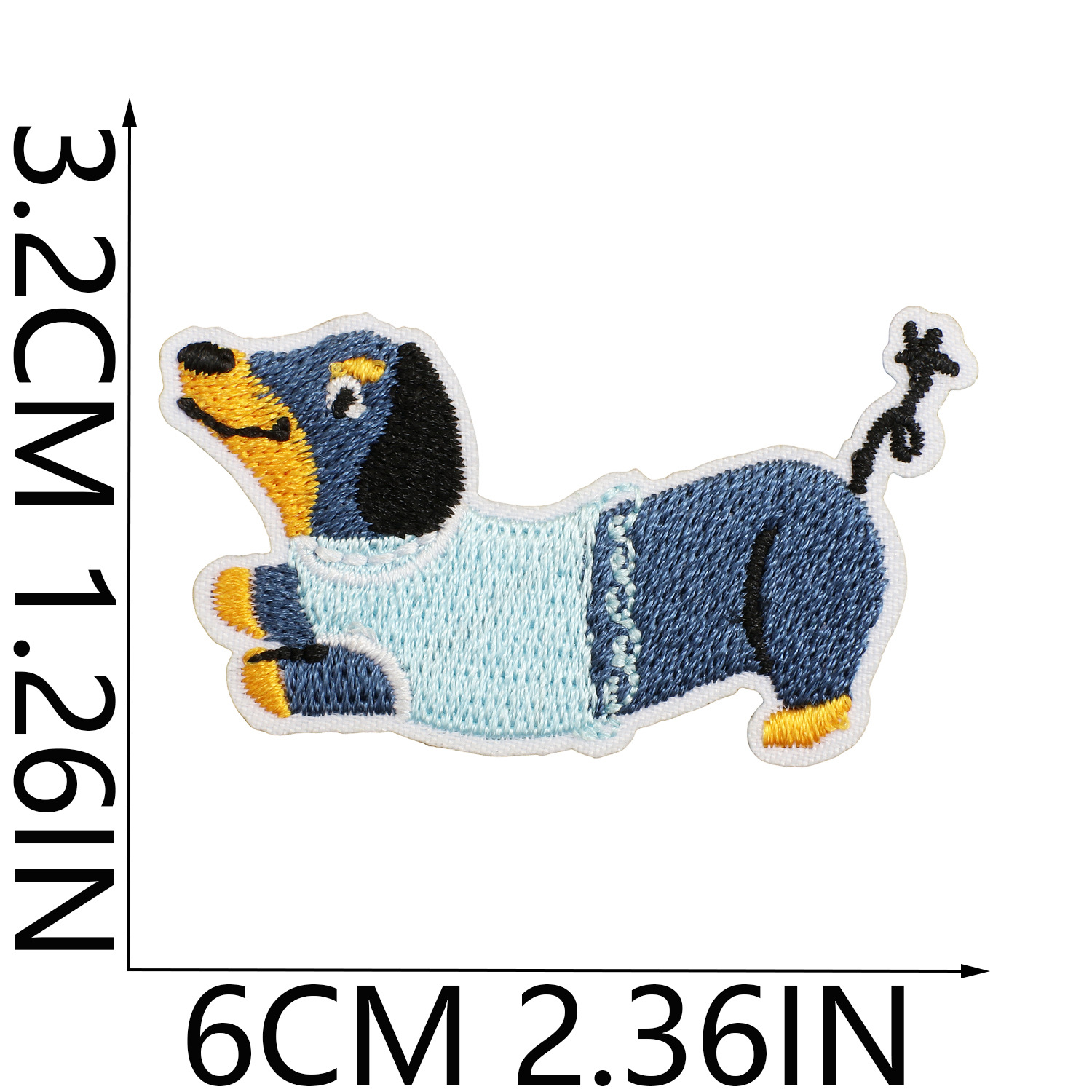 3g Weight Clothing Sticker Patches Classification 1 Piece Quantity Dacron thread Material Dog Pattern Casual, Elegant, Cute Style Embroidery Craft 1 Piece Casual Elegant Cute Dog Dacron Thread Clothing Sticker Patches 21