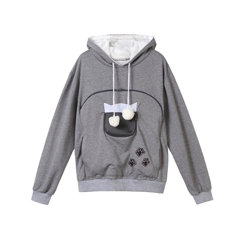 Europa y América Amazon Venta caliente primavera y verano suéter para mascotas AliExpress popular cremallera de malla Bolsillo grande suéter con capucha image 9