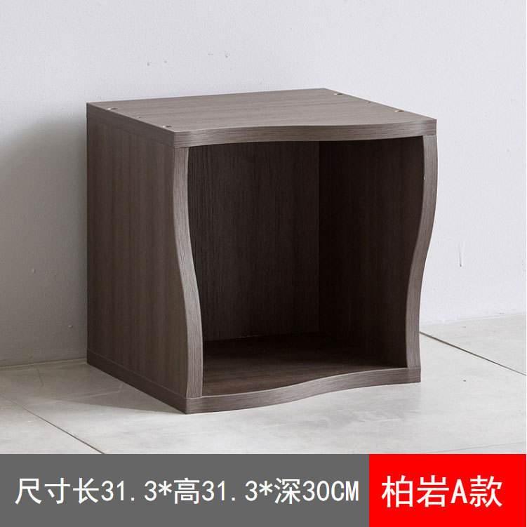 北欧無垢材チェック柄キャビネット本棚自由組み合わせ小型キャビネットローキャビネット収納収納階段出窓イタリアンスタイル|undefined