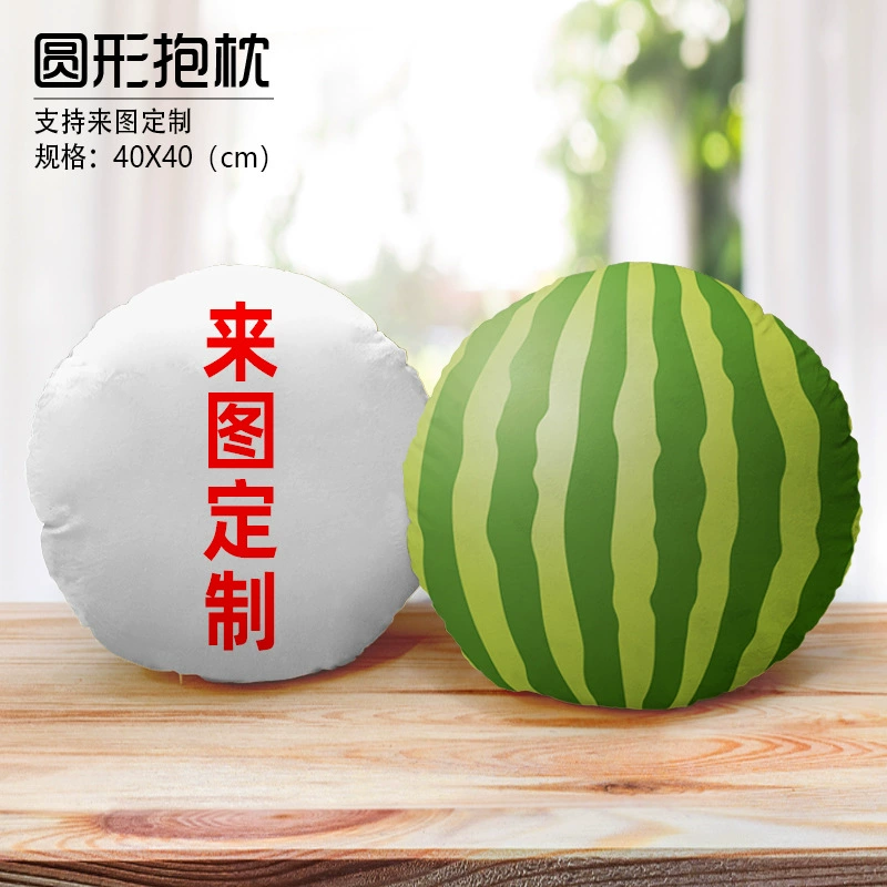 Трансграничная Продажа Милая круглая кукла тонкая плюшевая подушка для дивана мультфильм анимация круглая подушка для карты на заказ оптом