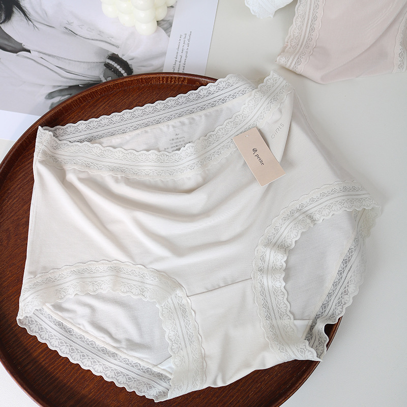 Popular Xiaolan Skirt A002 Plus Size Women's Mid-Waist Underwear Modal Nude Seamless Comfortable Breathable Briefs