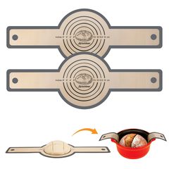 Cross-border bread baking mat silicone baking tool dough transfer platinum silicone baking mat Dutch oven mat